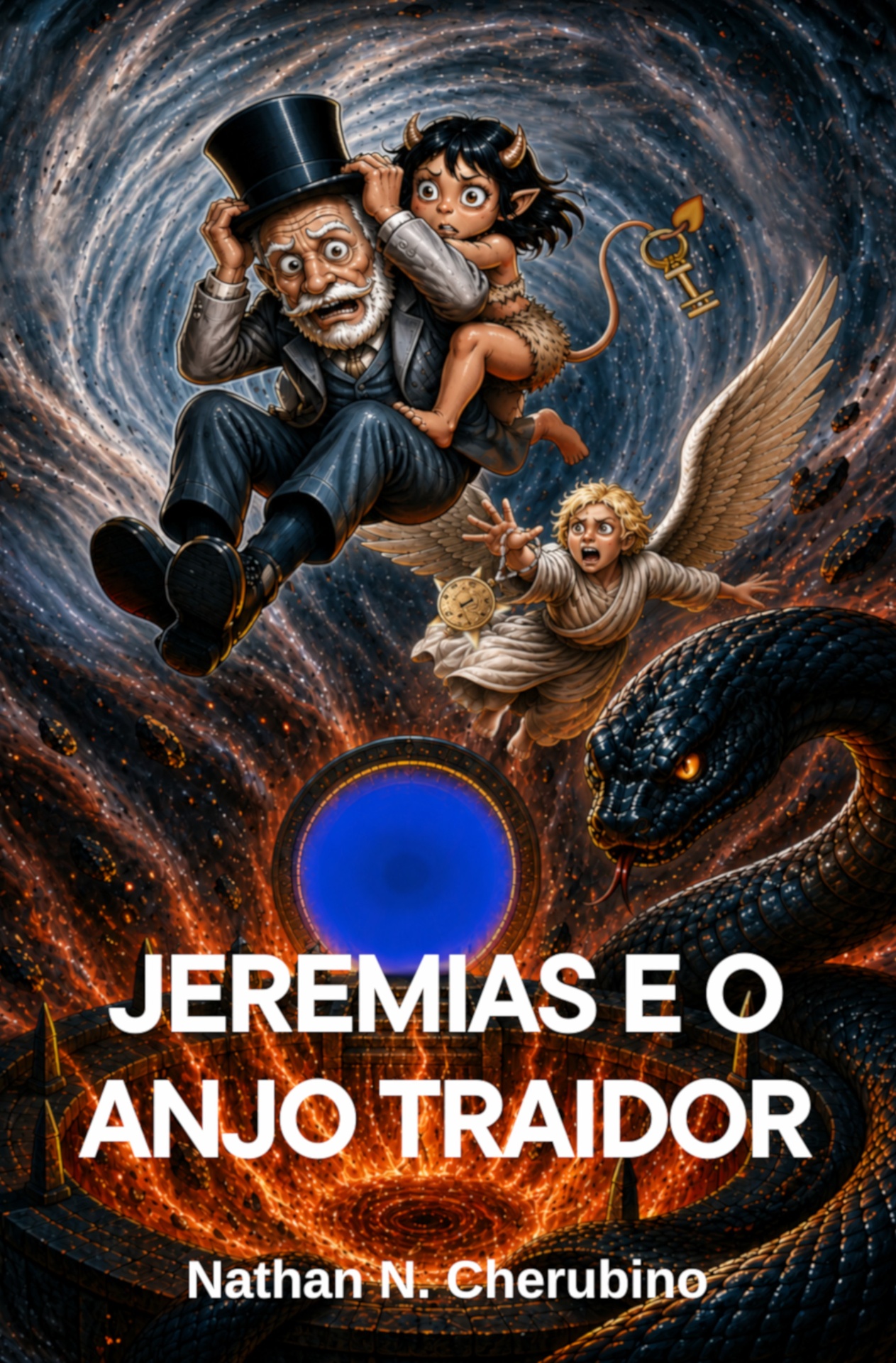 Jeremias e o Anjo Traidor — capa do livro